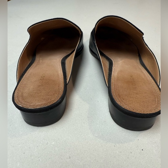 HALOGEN Corbin Black Suede Leather combo mule Size 6.5 - Picture 5 of 6